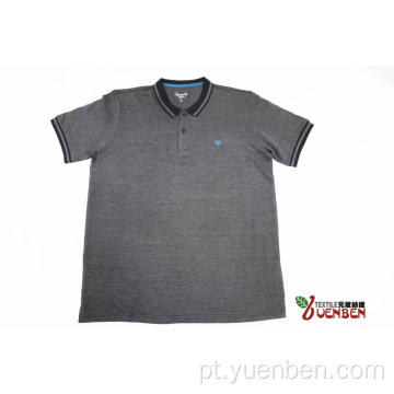 Tecido Jacquard com camisa masculina de colarinho Jacquard